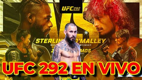 UFC 292 Sterling Vs O Malley Weili Vs Lemos Chito Vera Vs Pedro