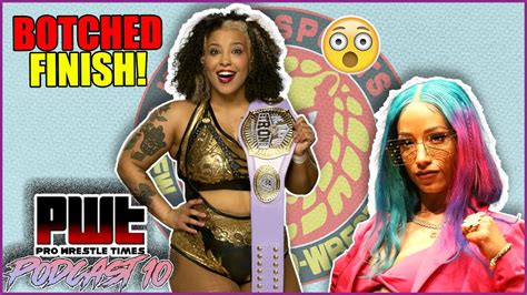 Botched Mercedes Mone Vs Willow Nightingale Njpw Strong Youtube