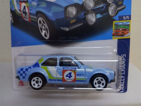 Hot Wheels 70 Ford Escort Rs1600 Hotwheels Rally Champs Diecast Car