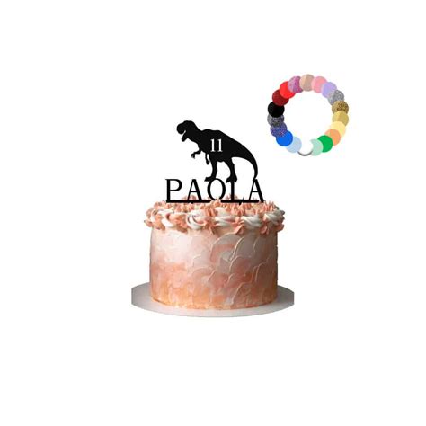 Cake Topper Personnaliser Avec Pr Nom Ge Coloris Au Choix