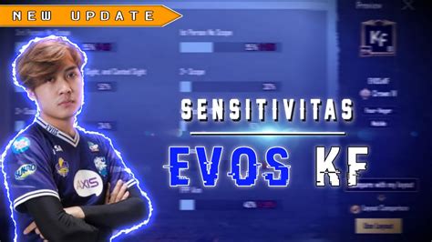 SENSITIVITAS EVOS KF TERBARU No Recoil New Update Sensitivitas PUBG