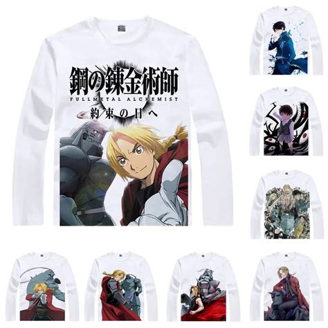 Coolprint Koszula Z Motywem Anime Fullmetal Alchemik Ze Stali T Shirty