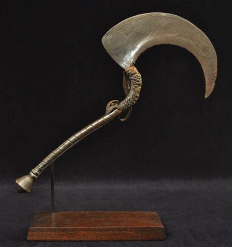 African Tribal Art - Sickle blade, Verre, Nigeria