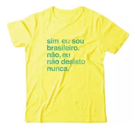 Camiseta Brasilidades Sou Brasileiro Mercadolivre