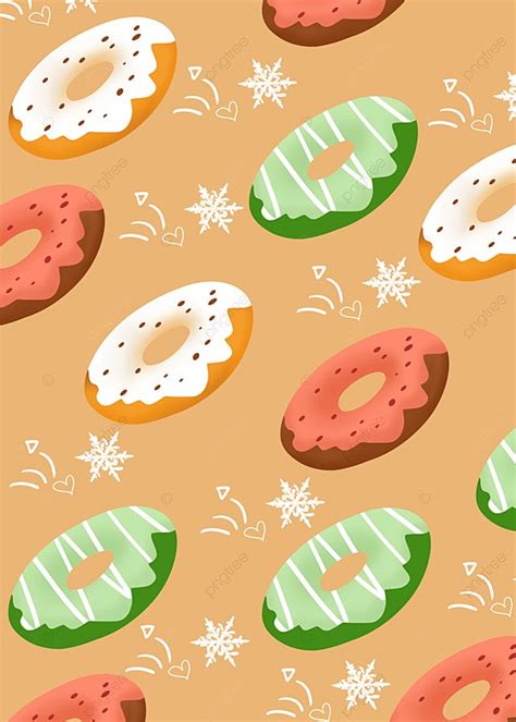 Background Donat Warna Warni Makanan Penutup Makanan Ringan Latar