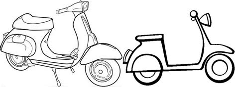 Top 10 Fun Vespa Coloring Pages For Children Coloring Pages