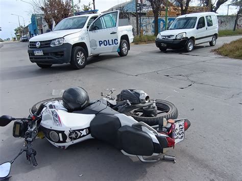 Campana Noticias Ex combatiente resultó herido al colisionar con su moto