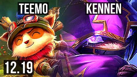 Teemo Vs Kennen Top Rank 3 Teemo 3 0 3 800 Games 800k Mastery