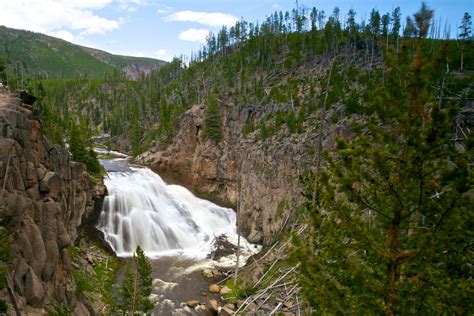 Gibbon Falls In Yellowstone Free Stock Photo Public Domain Pictures