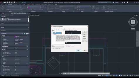 Autocad Dimension Styles Youtube