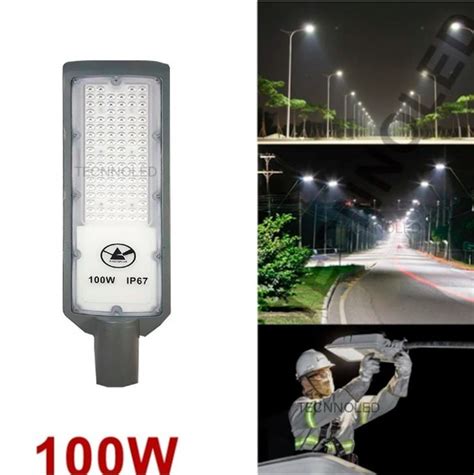 Lumin Ria P Blica Led Smd W Poste Rua Branco Frio Mercadolivre