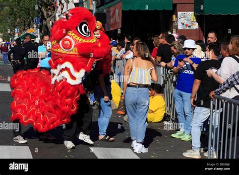 Golden Dragon Parade, Chinatown, Los Angeles, California, USA Stock ...