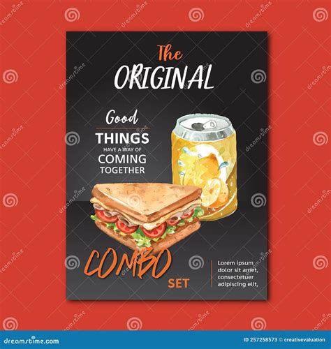 Fast Food Restaurant Poster Design For Decor Restaurant Look Appetizing