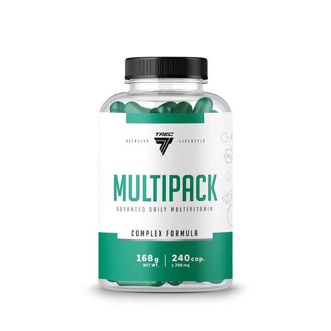 Multipack Advanced Multivitamin Trec Nutrition 60 Caps Short Past BB