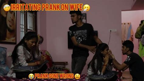 Irritating Prank On Wife Prank Gone Wrong Buttu Aluthutaa YouTube