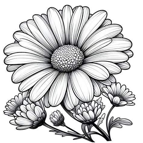 realistic flower coloring pages printable botanical coloring book