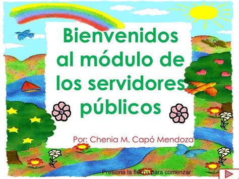 PPT Bienvenidos al módulo de los servidores públicos PowerPoint