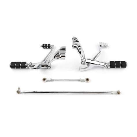 Chrome Forward Controls Kit Pegs Levers Linkages For Harley Sportster