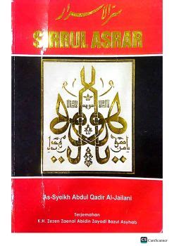 Sirrul Asrar As Syeikh Abdul Qadir Al Jalani Rumahku Flip Pdf