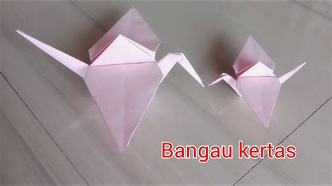 Origami Paper Crane Burung Bangau Dari Kertas Kreatif