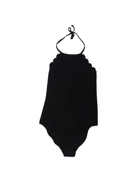 Assorted Brands Solid Black One Piece Swimsuit Size M 63 Off Thredup