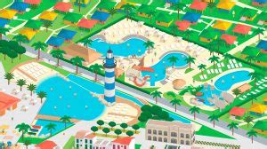 Cambrils Park Sangulí Salou Resort maps Bronco Studio