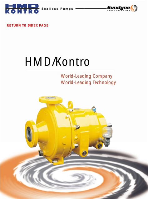 Pdf Hmd Kontro Flowlink Renowned Sundyne Corporation Since