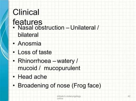 Nasal Polyps Etiology Pathogenesis Clinical Features Management