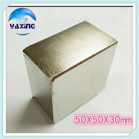 N42 Neodymium Magnet 1PCS 50 X50 X30mm Super Strong Rare Earth Permanet