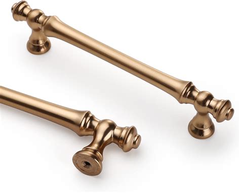 Asidrama 10 Pack 5 Inch128mm Champagne Bronze Kitchen Cabinet Handlesbrushed Brass Cabinet