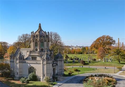 The Gothic Inspired Chapel Of Green Wood Cemetery And Its Well