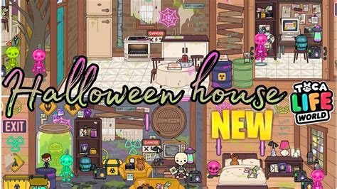 Halloween House Toca Boca Update Creepy Furniture Casa Halloween Toca