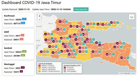 Update Virus Corona Di Jatim Dan Indonesia Minggu November Tambah