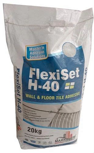 Flexiset H Kg Wall Floor Tile Adhesive Bag At Bag In Gurugram