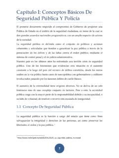 Cap Tulo I Conceptos B Sicos De Seguridad P Blica Cap Tulo I