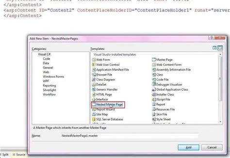 Asp Net Nested Master Pages Techbubbles