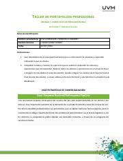 U Caso A Pdf Taller De Portafolios Profesional Unidad Direcci N