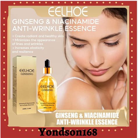 Eelhoe Ginseng Niacinamide Anti-wrinkle Essence Anti Aging Niacinamide ...