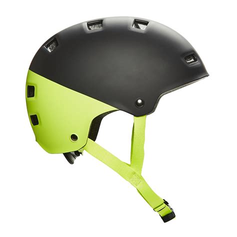 Casque De V Lo Enfant Teen Fluo Jaune Acide Fluo Noir Fum