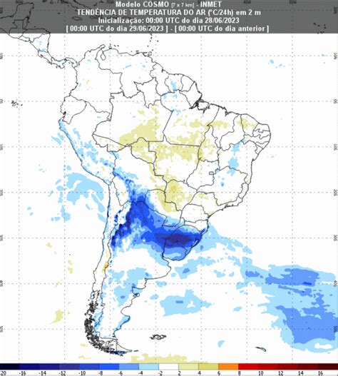 Chuva Passa Rápido E Nova Massa De Ar Frio Pode Favorecer Geada No Sul