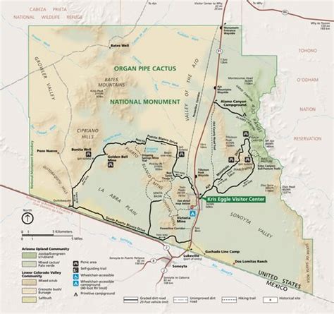 Organ Pipe National Monument Map by US National Park Service | Avenza Maps