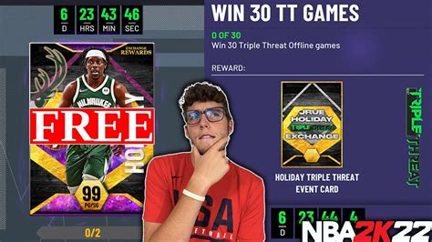 This Is How To Get Dark Matter Jrue Holiday For Free In Nba K Myteam