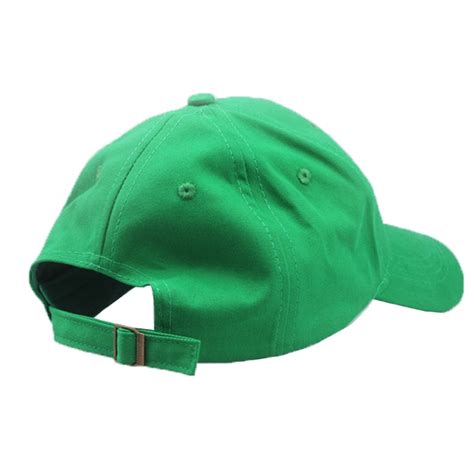 Super Luigi Chic Mario Bros Cosplay Adult Size Hat Cap Baseball Costume