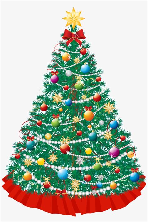 Christmas Tree - Векторный Клипарт Новогодняя Елка - 4175x4167 PNG ...