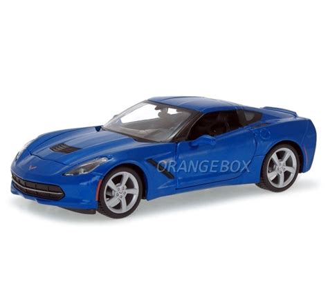 Chevrolet Corvette C7 2014 Coupe Maisto 1 24 Azul 18 Anos Loja On