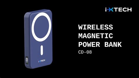 Ixtech Portable Magnetic Wireless Power Bank Trailer Youtube