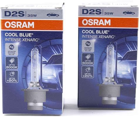 Amazon OSRAM D2S CBI Cool Blue Intense Xenon HID Headlight Bulbs