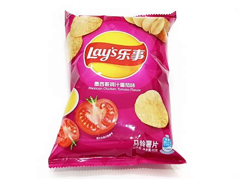 Review Lays Mexican Chicken Tomato Flavor Potato Chips 乐事墨西哥鸡汁番茄味 Just An Ordinary Girl