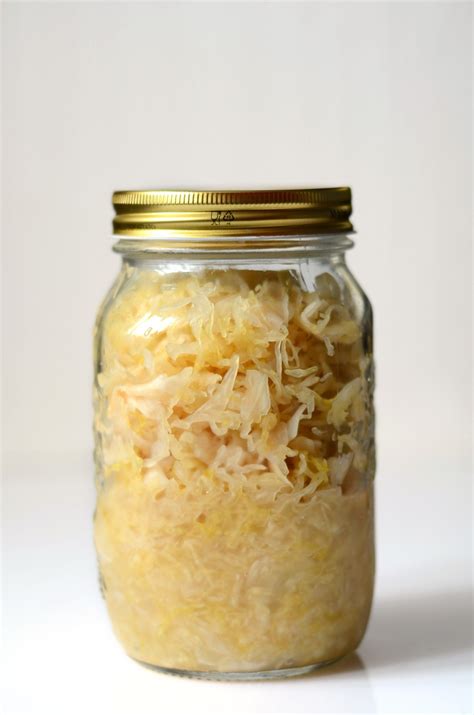 Small Batch Sauerkraut In A Mason Jar Lehmans Country Life