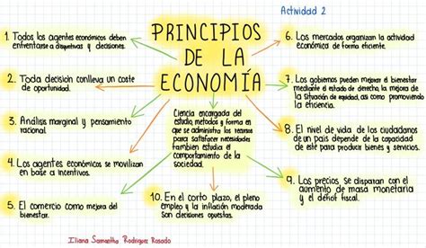 Principios de la ECONOMÍA Organizador gráfico Economia Gobierno